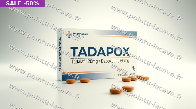 Tadapox 20/60mg : choix n°1 des patients — commandez en France dès 0,24€